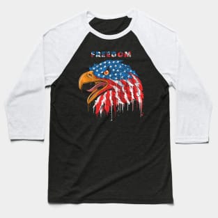 Bald Eagle - Freedom Baseball T-Shirt